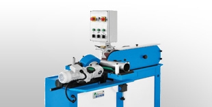 Belt gringing machines for straight tubes